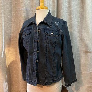 Cappagallo Denim Blue Jean Jacket
